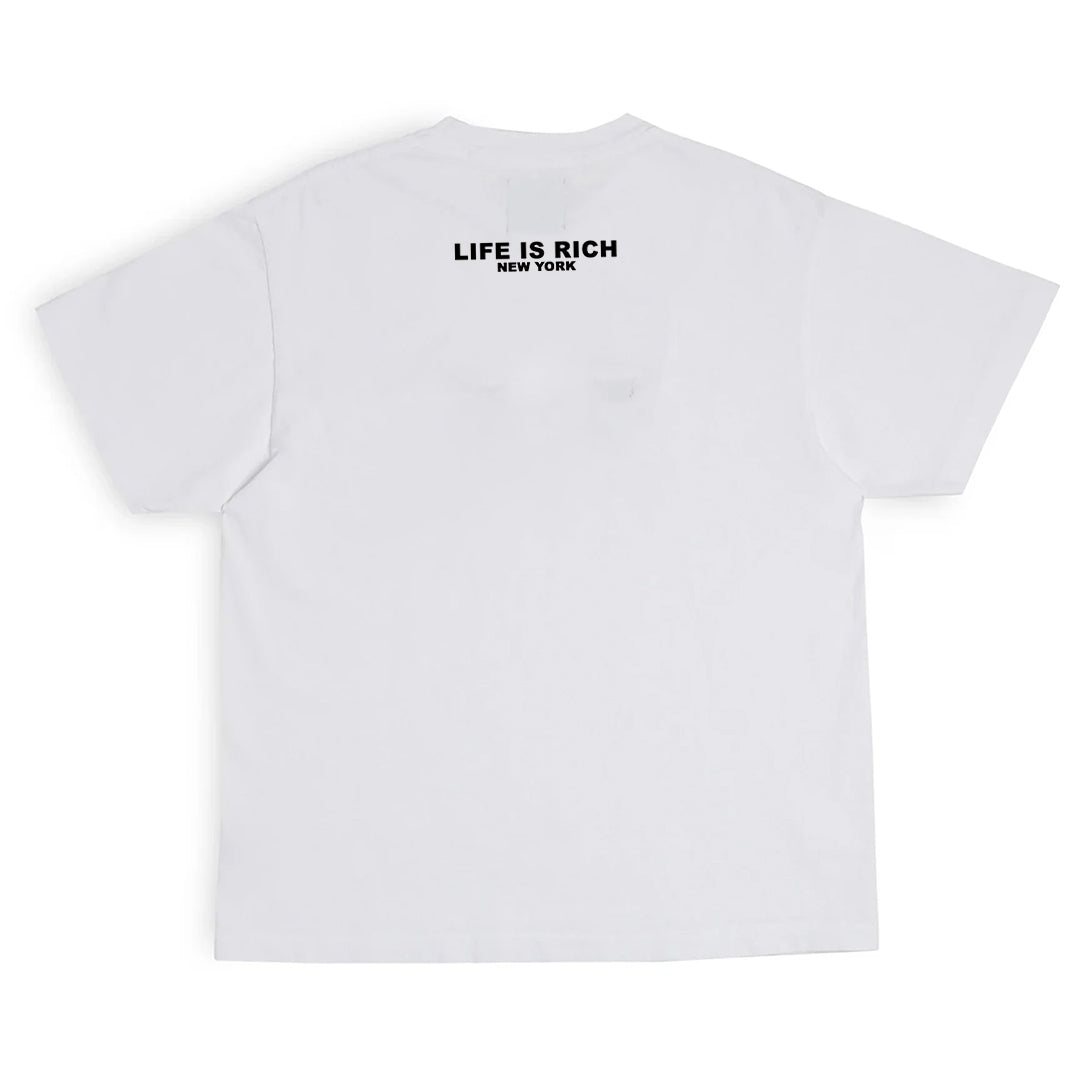 Life is Rich Tee - White