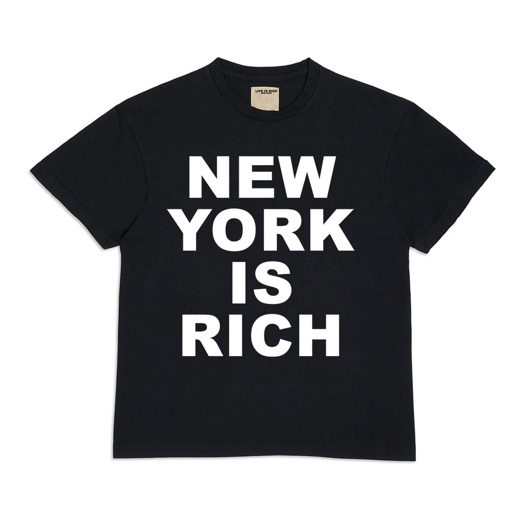 New York is Rich Tee - Black