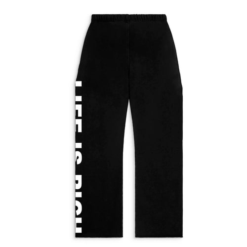 Life is Rich Sweatpants - Black
